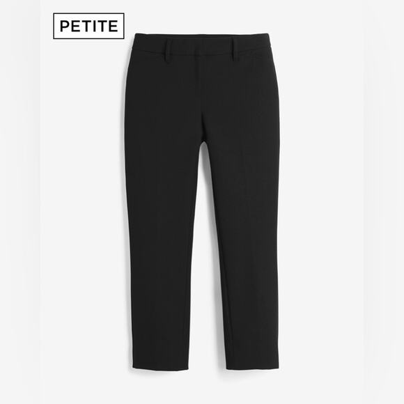 WHBM Black Petite Straight Crop Pants Size 6P (Runs Small) - Picture 8 of 9